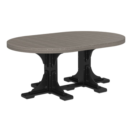 LuxCraft Urban 4' x 6' Oval Dining Table - Bar Height Additional Image - 13