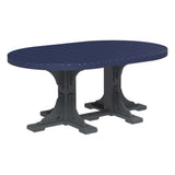 LuxCraft Urban 4' x 6' Oval Dining Table - Bar Height Additional Image - 16