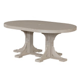 LuxCraft Urban 4' x 6' Oval Dining Table - Bar Height Additional Image - 18