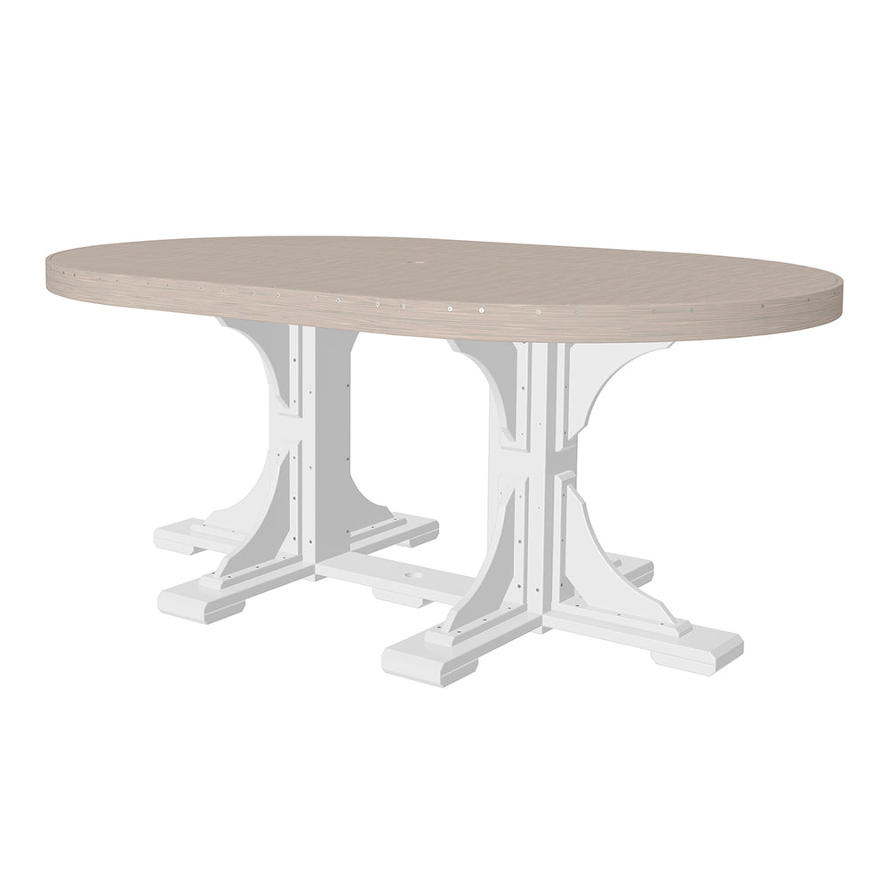 LuxCraft Urban 4' x 6' Oval Dining Table - Bar Height Additional Image - 5