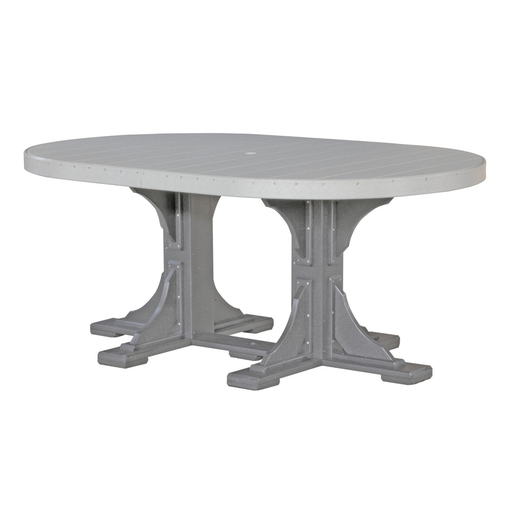 LuxCraft Urban 4' x 6' Oval Dining Table - Bar Height