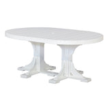 LuxCraft Urban 4' x 6' Oval Dining Table - Bar Height