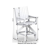 Berlin Gardens Mayhew Chat Swivel Bar Chair