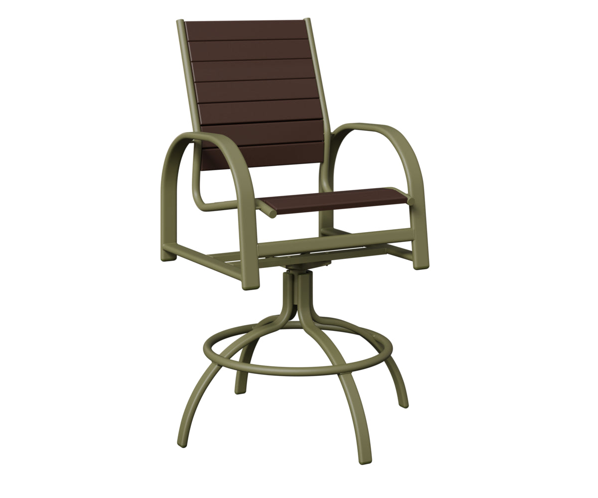 Berlin Gardens Murphy Poly Swivel Bar Chair