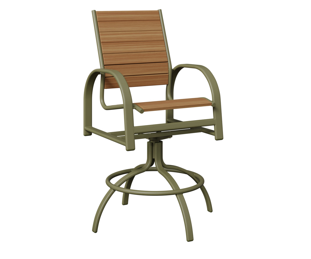 Berlin Gardens Murphy Poly Swivel Bar Chair