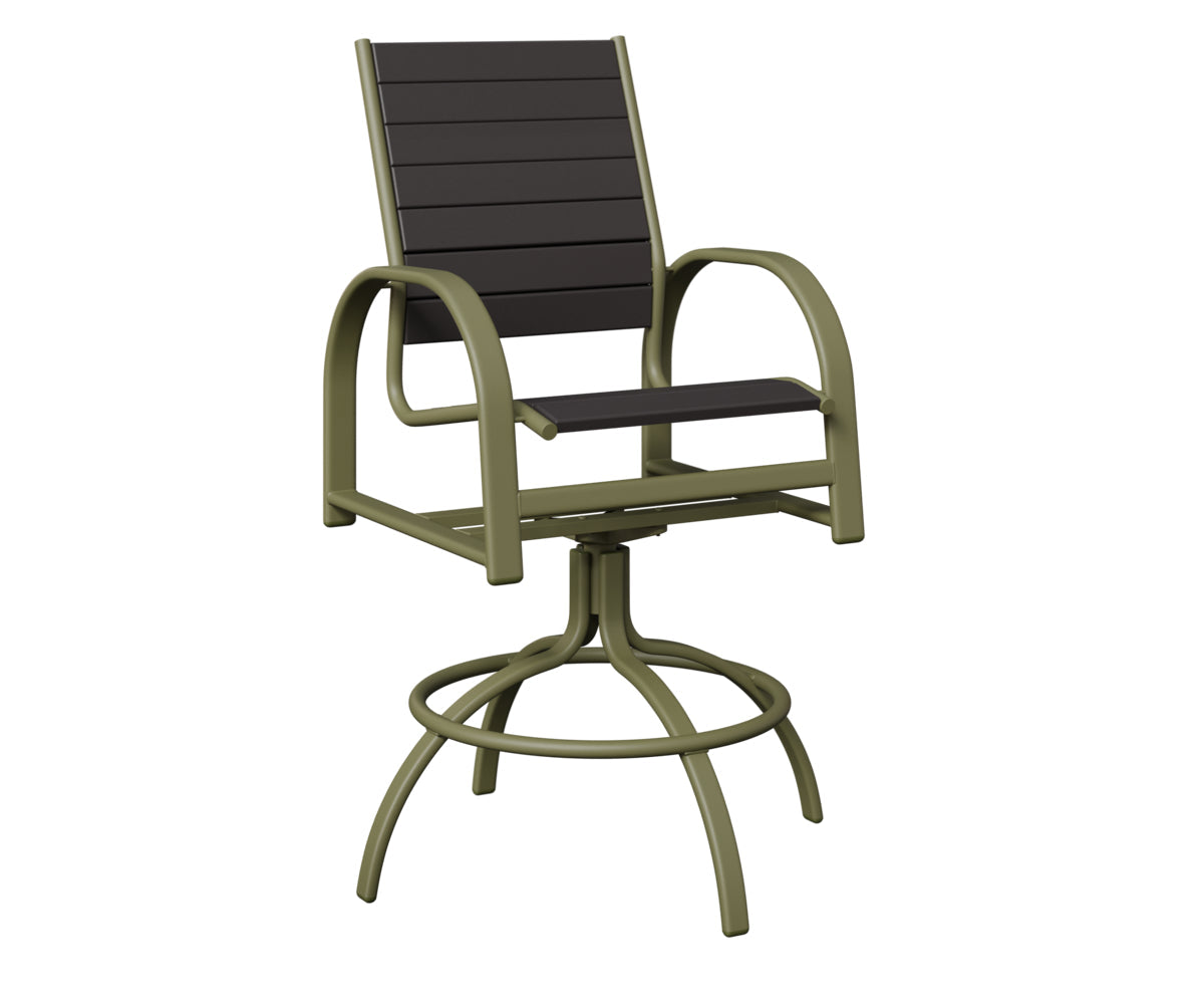 Berlin Gardens Murphy Poly Swivel Bar Chair
