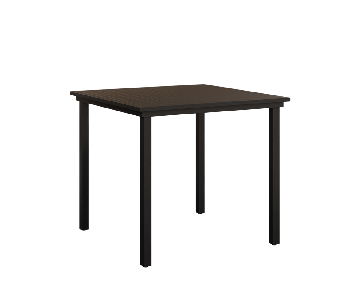 Berlin Gardens Vida 44" Square Aluminum Bar Table
