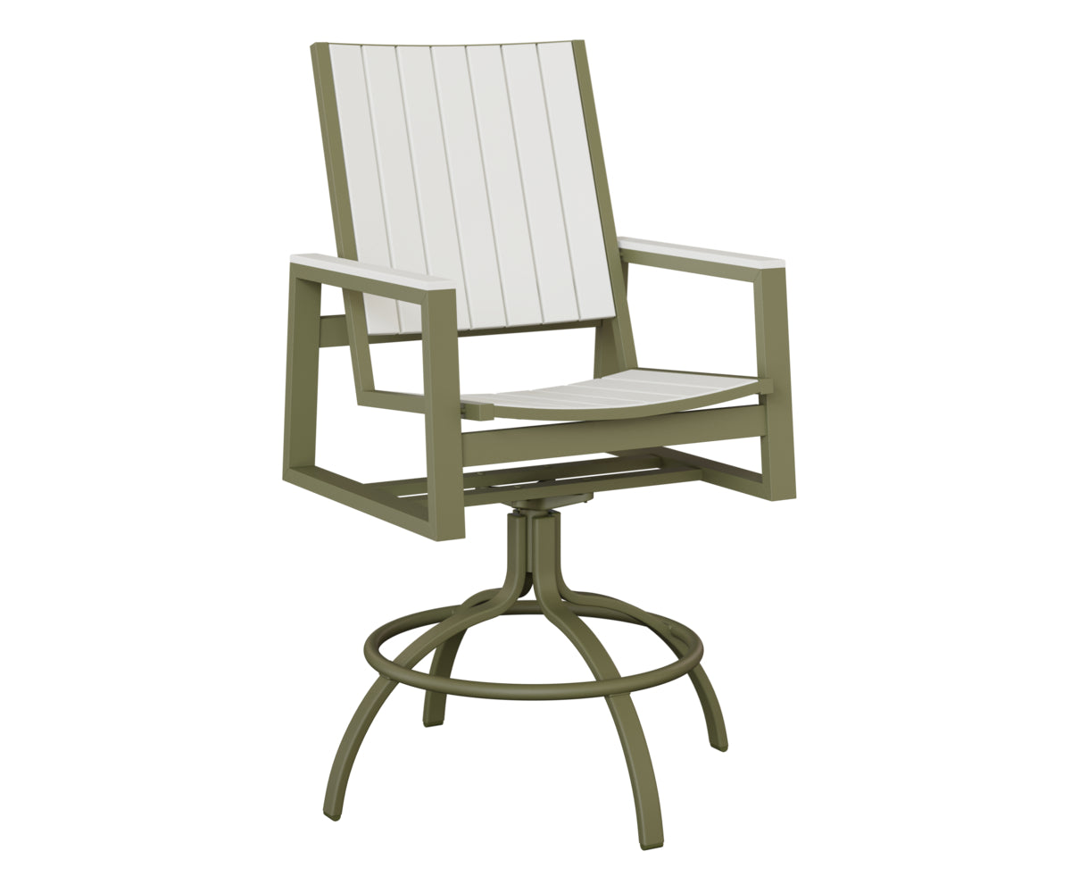 Berlin Gardens Vida Poly Swivel Bar Chair
