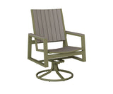 Berlin Gardens Vida Poly Swivel Rocker Dining Chair