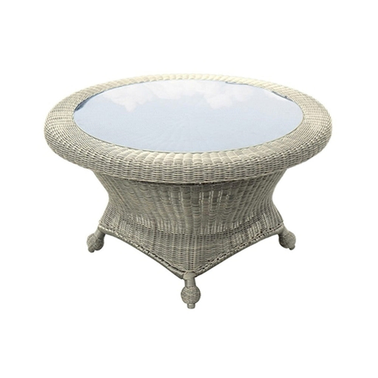 NorthCape 6510 Rotating Chat Table Glass - NC6510R-CHT-GL 