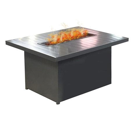 NorthCape Aluminum 48 x 36" Rectangle Fire Table - NC5320RCT-48 