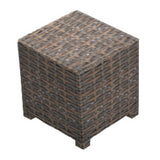 NorthCape Bellanova Square End Table Glass - NC283ET-SQ-GL 