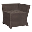 NorthCape Cabo Corner End Table Glass Top - NC270CET-GL 
