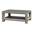 NorthCape Grand Stafford Rectangle Coffee Table Glass - NC4331CT-REC-GL 