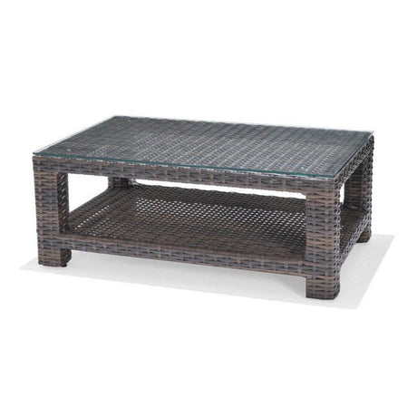 NorthCape Lakeside Rectangle Coffee Table Glass Top - NC4302CT-REC-GL 