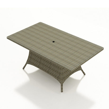 NorthCape Malibu Rectangle Dining Table with Umbrella Hole - NC260DT-72 