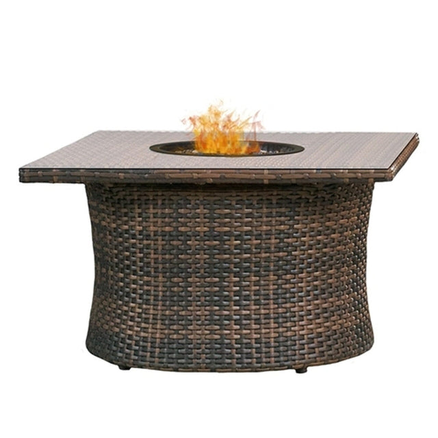 NorthCape Premium Weave 42" Square Fire Table - NC5314SQ-42-P 