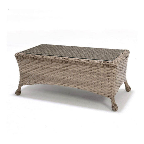 NorthCape Sorrento Rectangle Coffee Table Glass - NC5223CT-REC-GL 