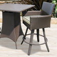 NorthCape Universal 25" Swivel Bar Stool - Flat Weave - NC415CHSS-25 