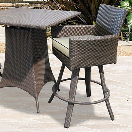NorthCape Universal 25" Swivel Bar Stool - Flat Weave - NC415CHSS-25 