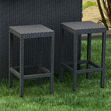 NorthCape Universal 30" Backless Stool - Flat Weave 