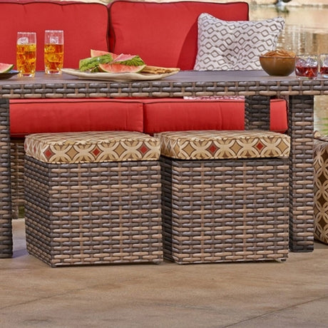 NorthCape Universal Cube Ottoman - Premium Weave - NC6530O-P 