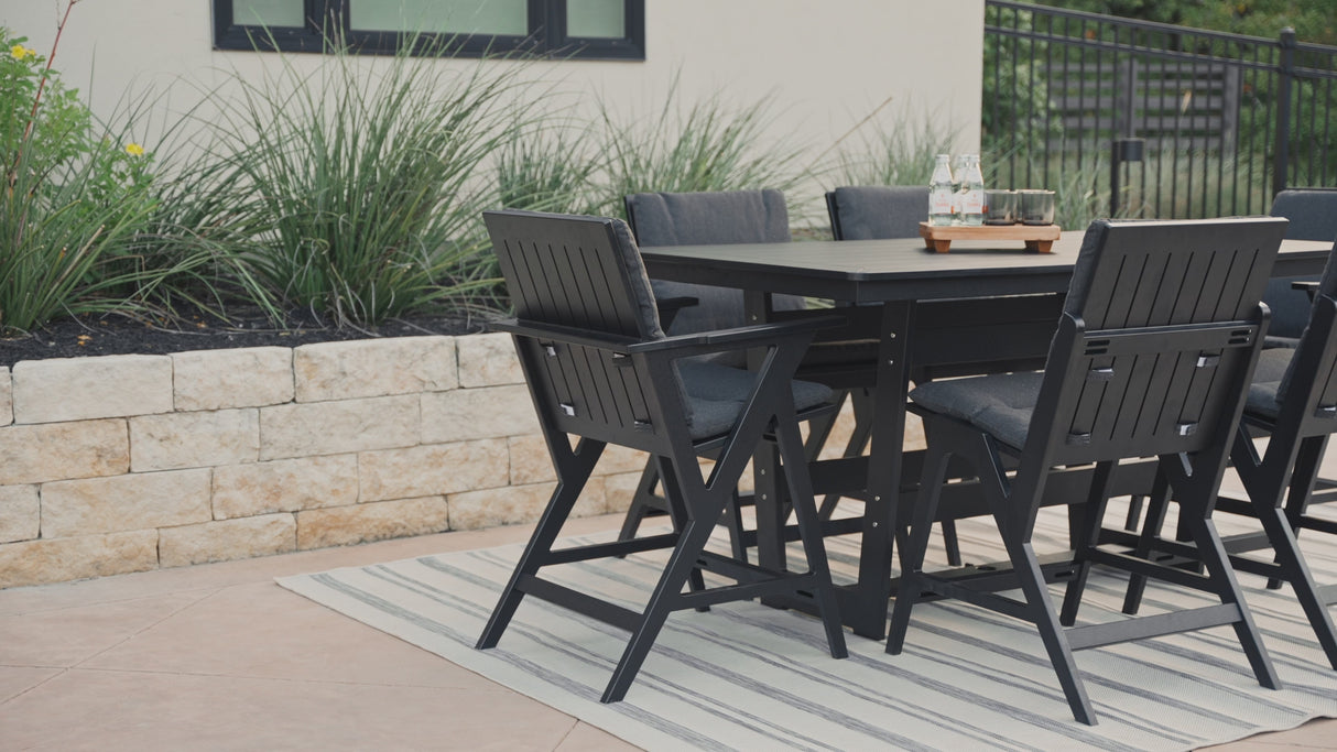 Berlin Gardens Hudson Dining Height 40" x 70" Rectangle Table with Standard Top