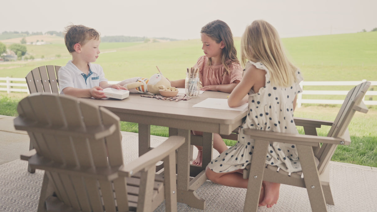 Berlin Gardens Kid's 33" Square Dining Table