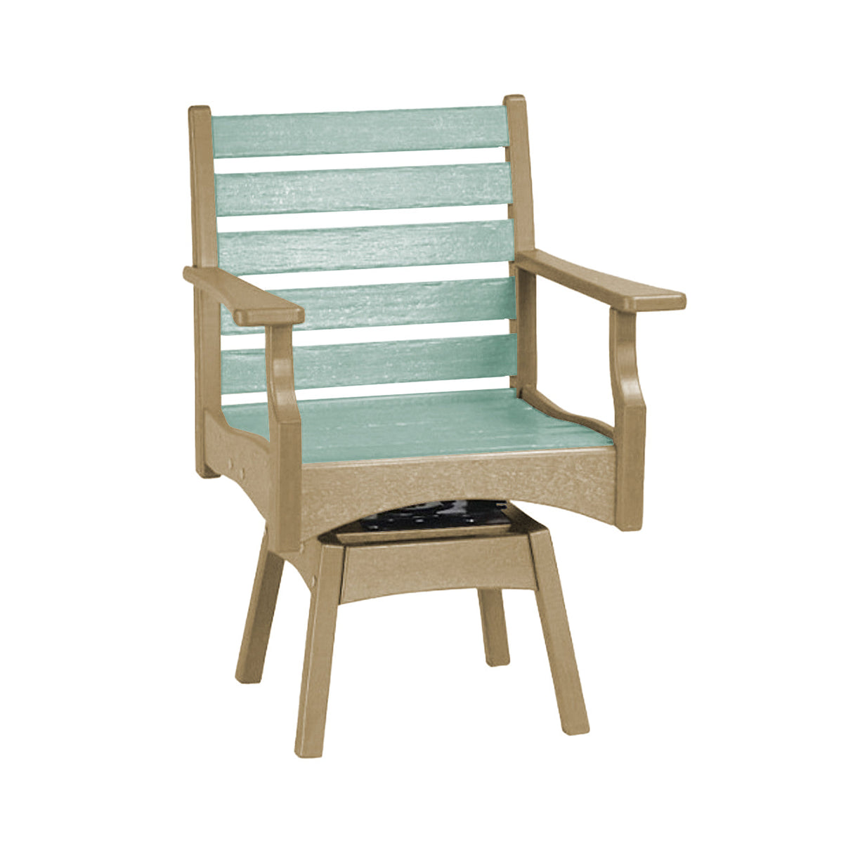 Breezesta Piedmont Swivel Rocker Dining Chair