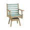 Breezesta Piedmont Swivel Rocker Dining Chair