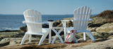 Seaside Casual 3 Piece Adirondack Coastline Collection - SC3PCCC-54 