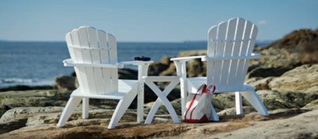 Seaside Casual 3 Piece Adirondack Coastline Collection - SC3PCCC-54 