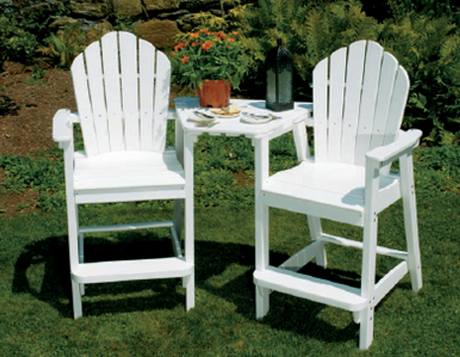 Seaside Casual 3 Piece Adirondack Collection - SC3PAAC-49 