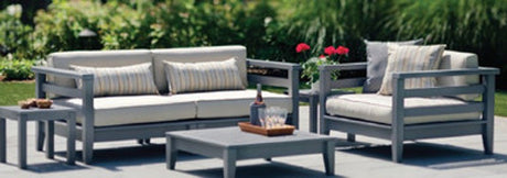 Seaside Casual 5 Piece Deep Seating Cambridge Collection - SC5PDSCC-33 