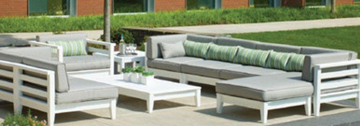 Seaside Casual 9 Piece Deep Seating Cambridge Collection - SC9PDSCC-34 