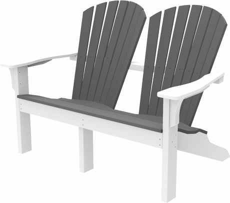 Seaside Casual Adirondack Shellback Love Seat - SC-020 