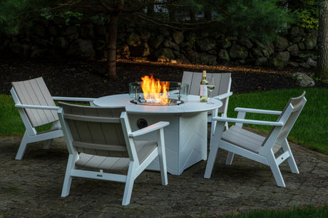 Seaside Casual Aura 50" Round Fire Table - SC-901 10