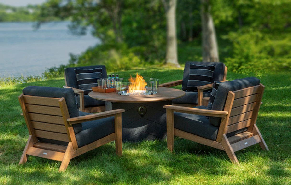 Seaside Casual Aura 50" Round Fire Table - SC-901 1