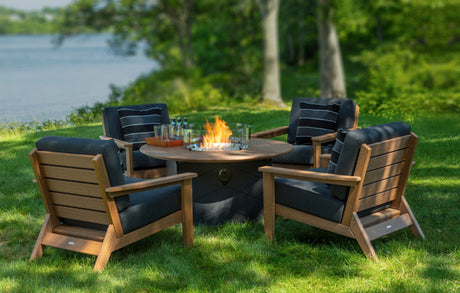 Seaside Casual Aura 50" Round Fire Table - SC-901 1