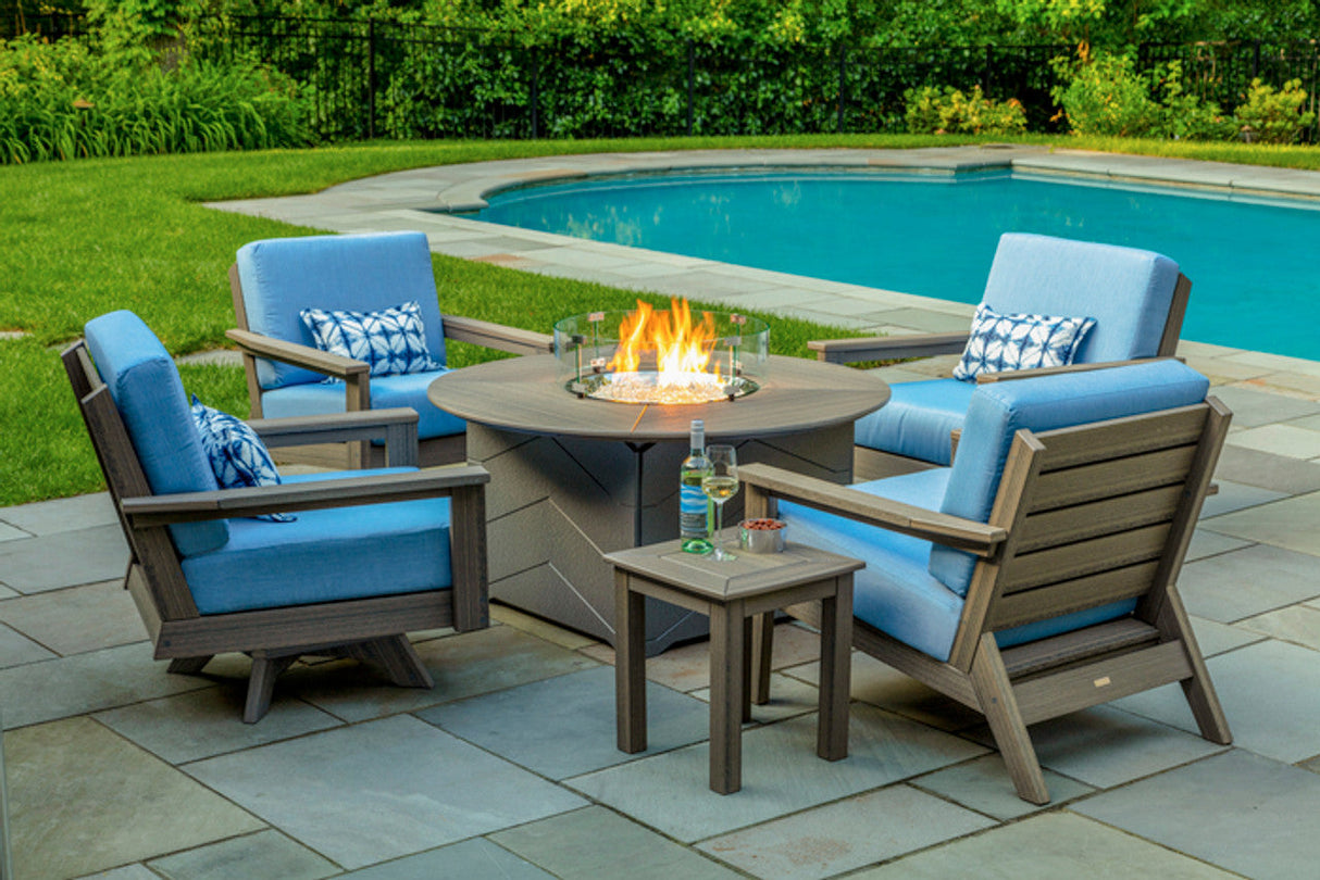 Seaside Casual Aura 50" Round Fire Table - SC-901 5