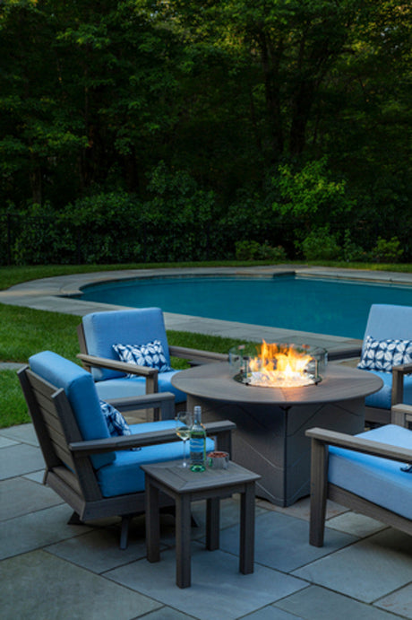 Seaside Casual Aura 50" Round Fire Table - SC-901 9