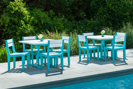 Seaside Casual Coastline Cafe Square Dining Table - SC-324 2