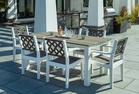 Seaside Casual Greenwich Dining Arm Chair Provencal Back - SC-602P 1