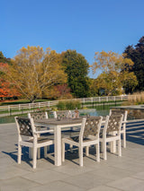 Seaside Casual Greenwich Dining Arm Chair Provencal Back - SC-602P 2