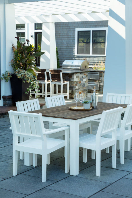 Seaside Casual Greenwich Dining Side Chair Slatted Back - SC-601S 2