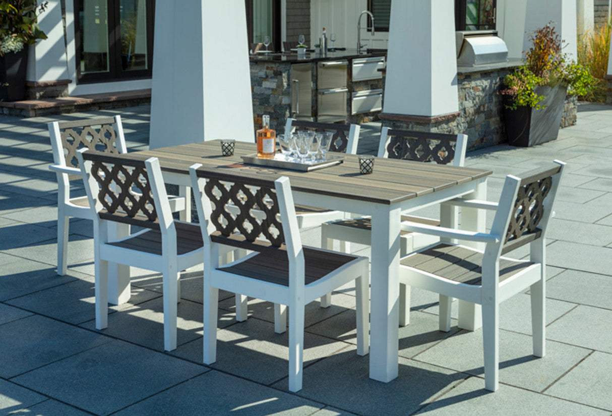 Seaside Casual Greenwich Dining Table 35" x 70" - SC-600 5