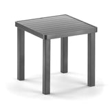 Telescope 18" Square Aluminum Slat End Table - 3710 