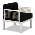 Telescope Ashbee Sectional Cushion Arm Chair w/ Rope Accents - A070 
