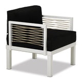 Telescope Ashbee Sectional Cushion Arm Chair w/ Rope Accents - A070 