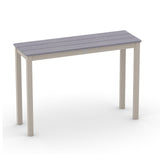 Telescope Balcony Height 18" x 54" Rect. Table w/ Parson Legs 